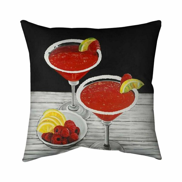 Fondo 26 x 26 in. Two Cosmopolitan-Double Sided Print Indoor Pillow FO2775334